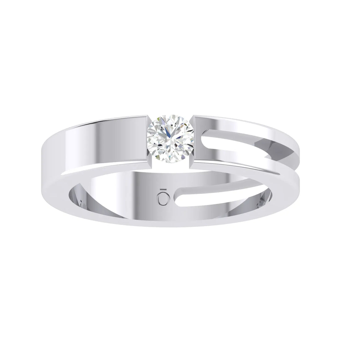 Dual Elegance White Gold Lab Grown Diamond