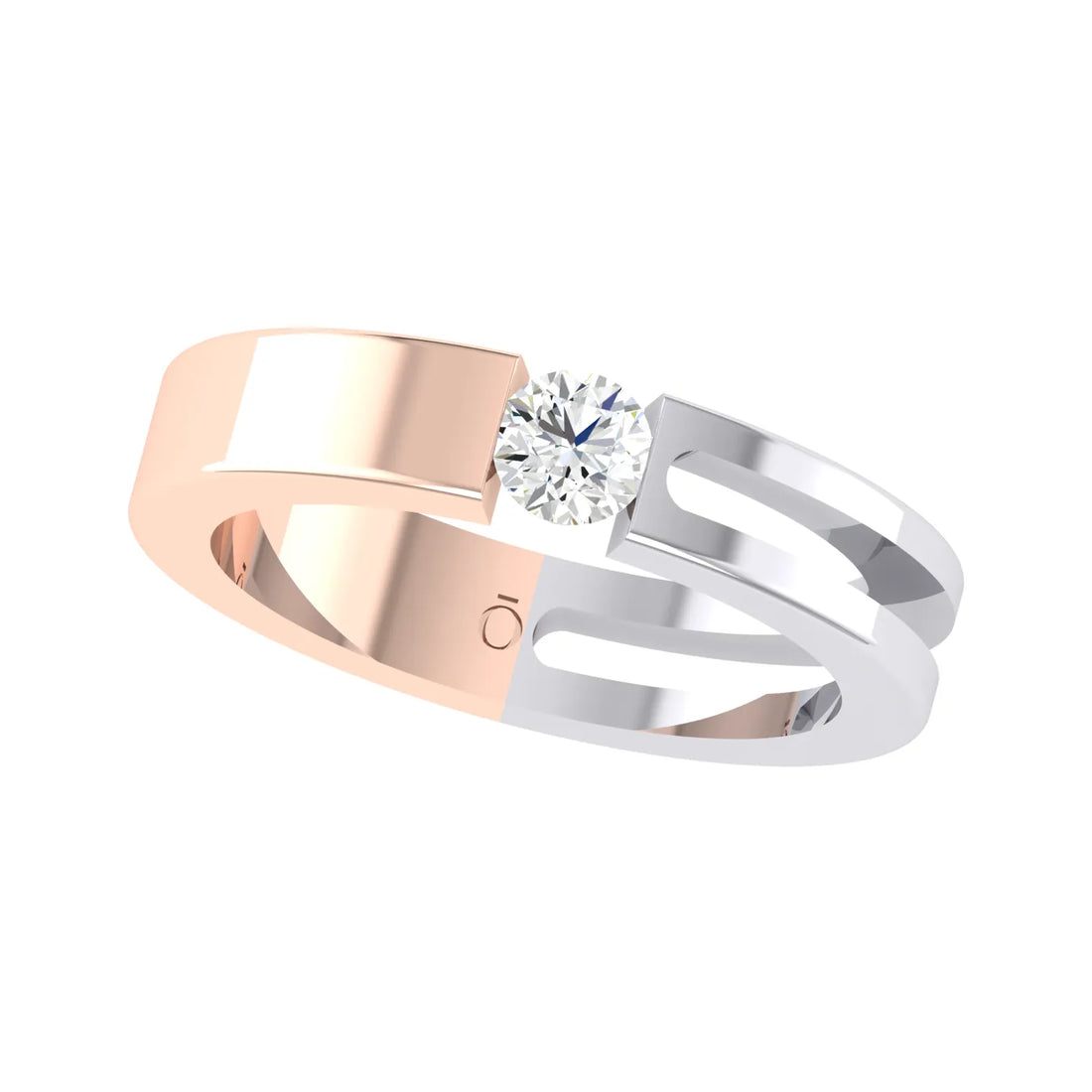 Rose Gold Lab Grown Diamond - Dual Elegance