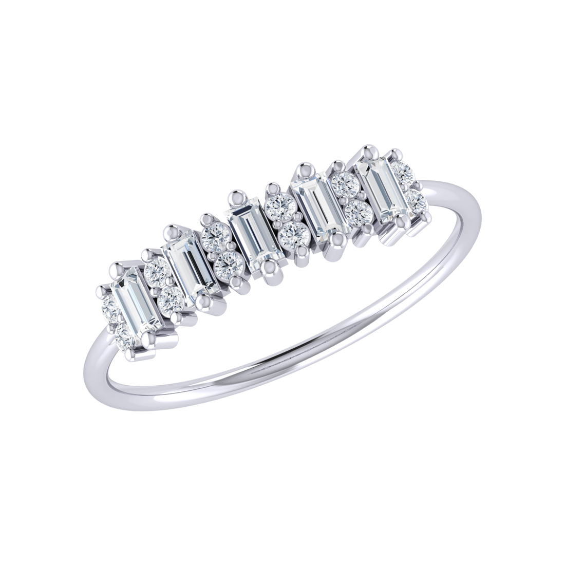 Gem Galore White Gold Lab Grown Diamond