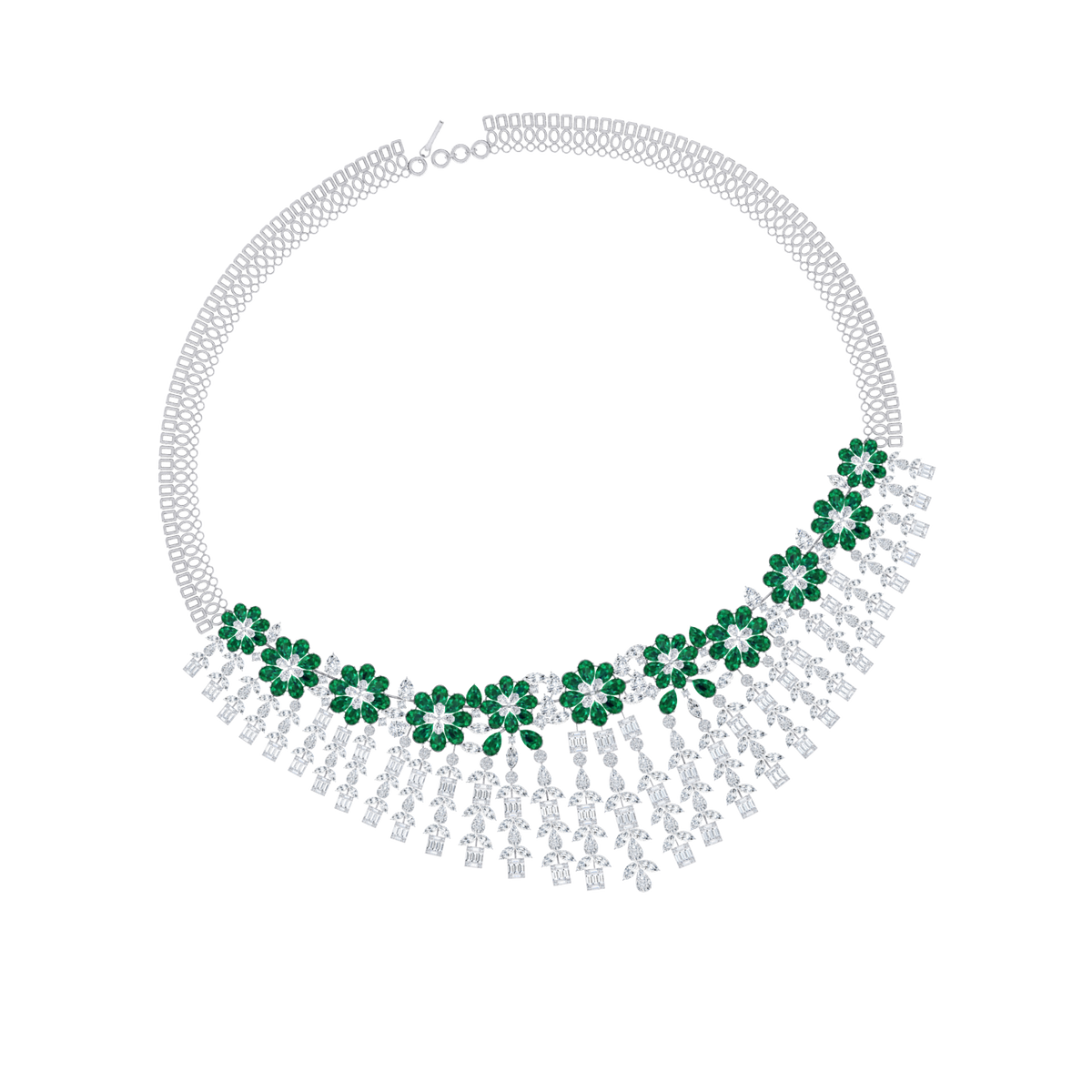 Flora Glimmer Diamond Necklace