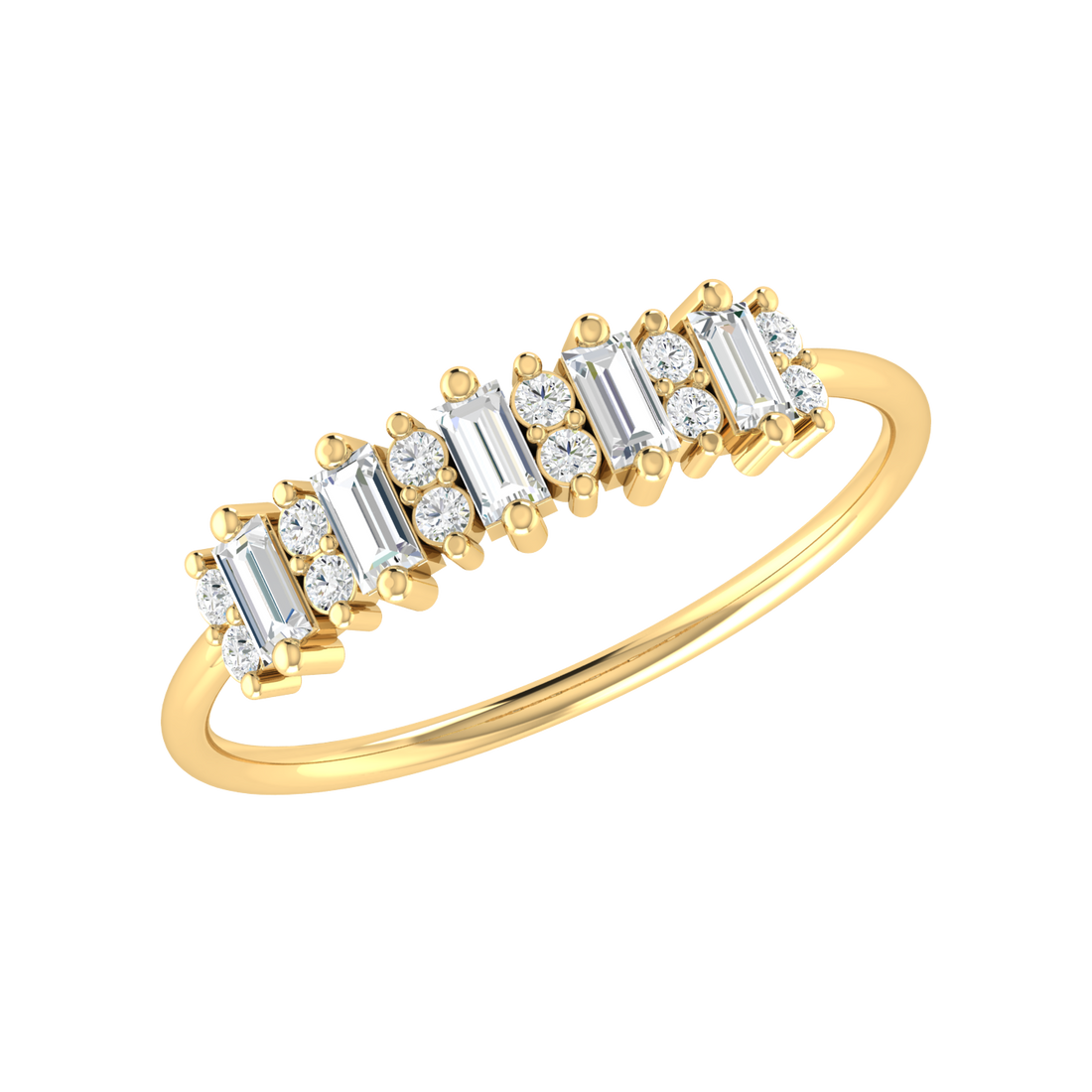 Gem Galore Yellow Gold Lab Grown Diamond