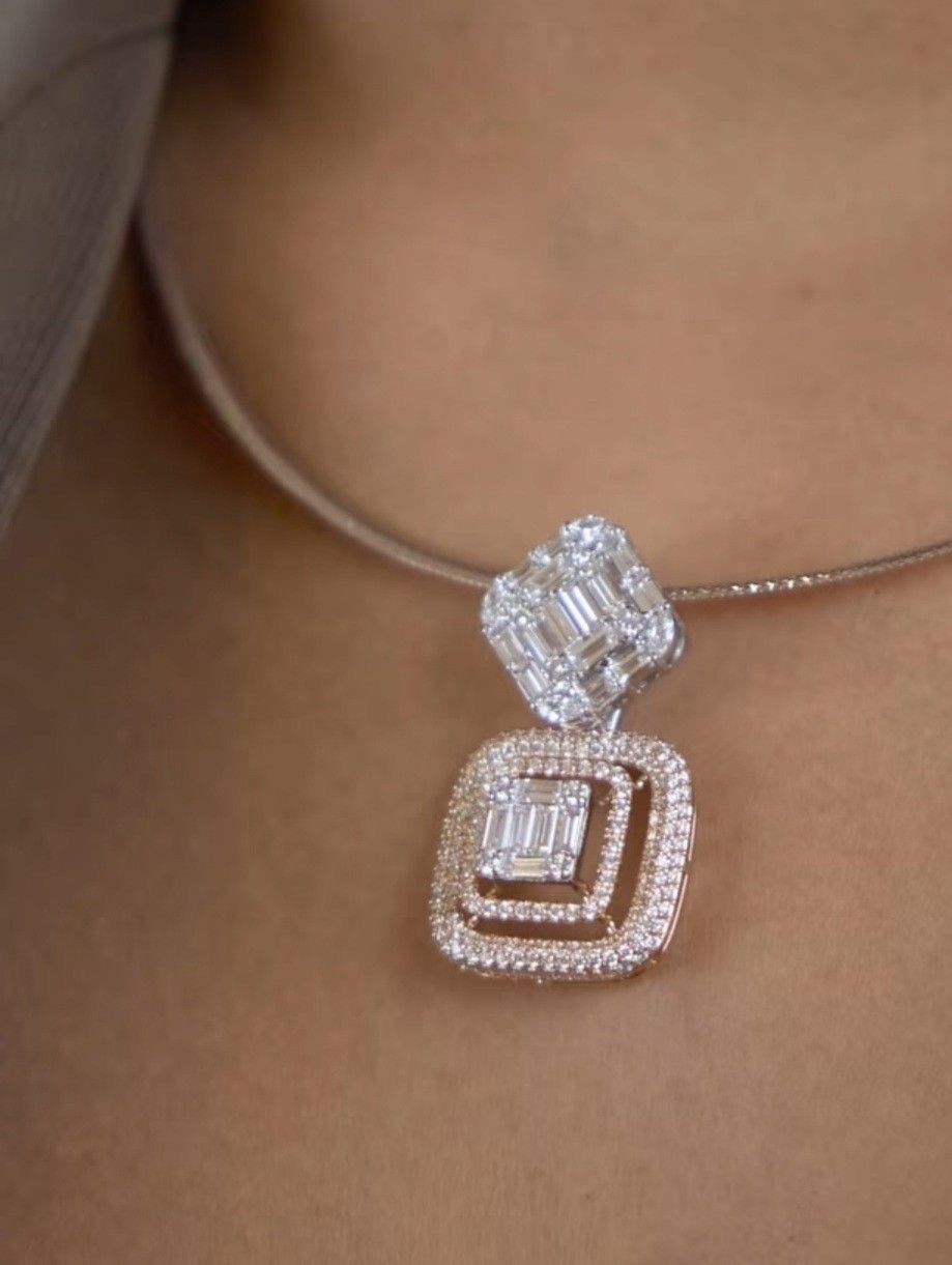Cushion Cascade Necklace