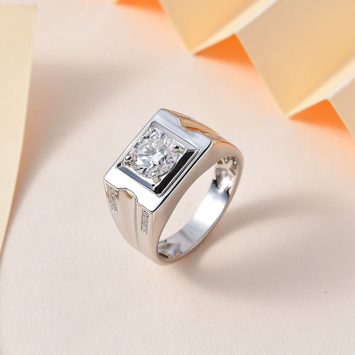 Princess Cut Sculpted Ring