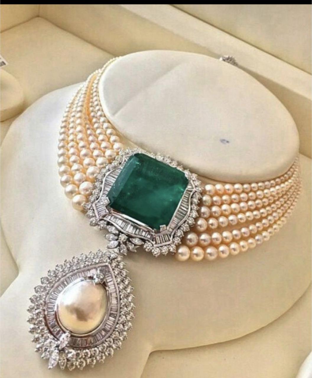 a necklace design shown with matching pieces
