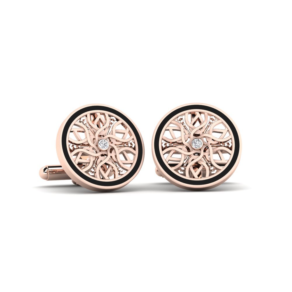 Rose Scrollwork Cufflinks