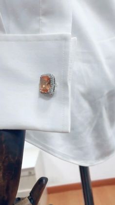 Amber Portrait Cufflinks