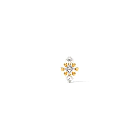 Gilded Compass Nose Pin