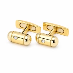 Golden Capsule Cufflinks