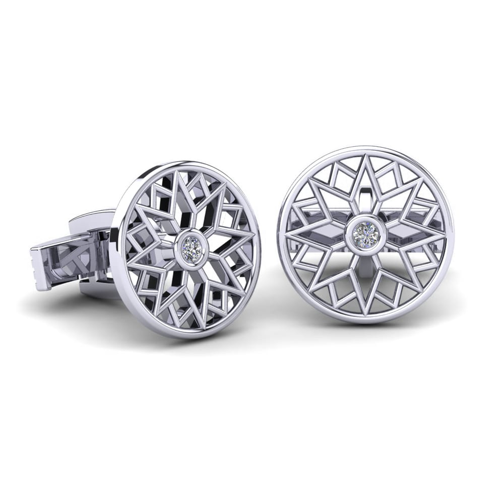 Silver Starweave Cufflinks
