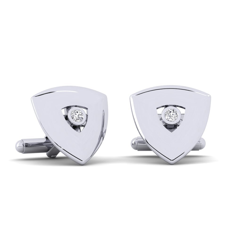 Silver Shieldlight Cufflinks
