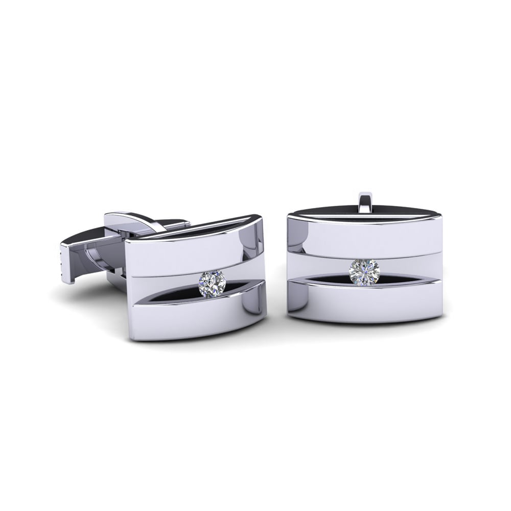 Silver Aperture Cufflinks