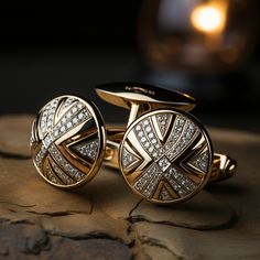 Interwoven Sunburst Cufflinks