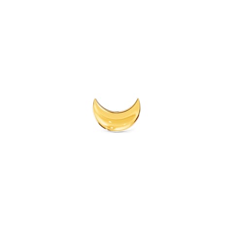 Golden Crescent Nose Pin