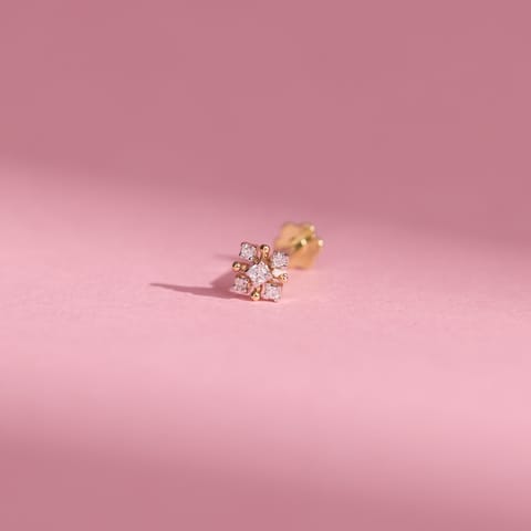 Marquise Bloom Nose Pin