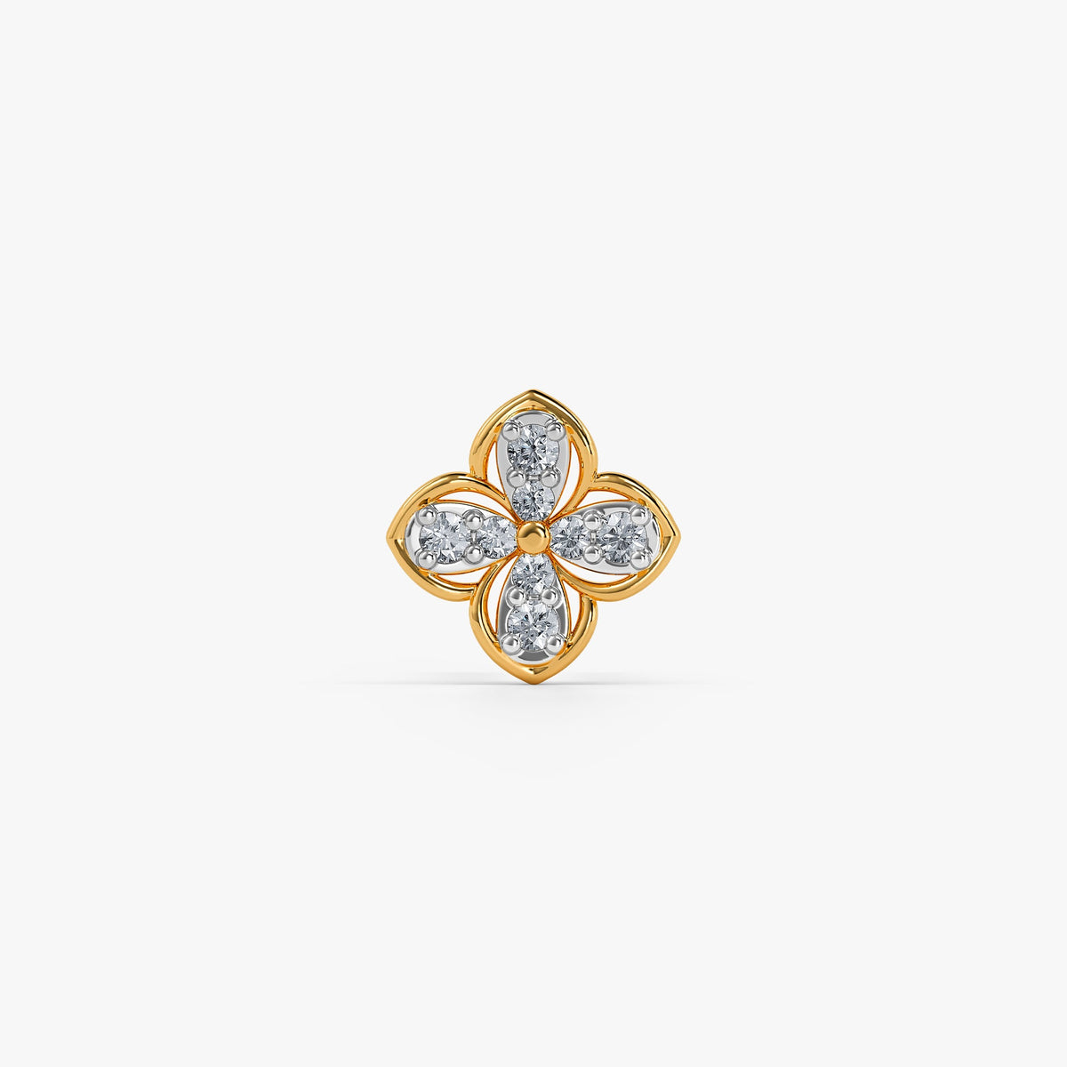 Laurel Quartet Nose Pin