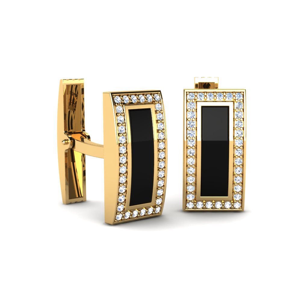 Noir Golden Vista Cufflinks