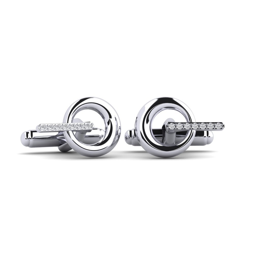 Silver Orbitline Cufflinks