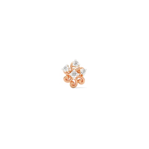 Blush Pinwheel Nose Pin