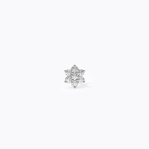 Frosted Starlace Nose Pin