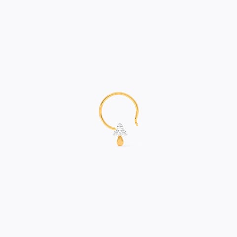 Pearlight Hoop Nose Pin