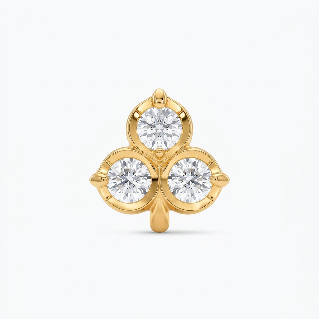 Cloverlight Nose Pin