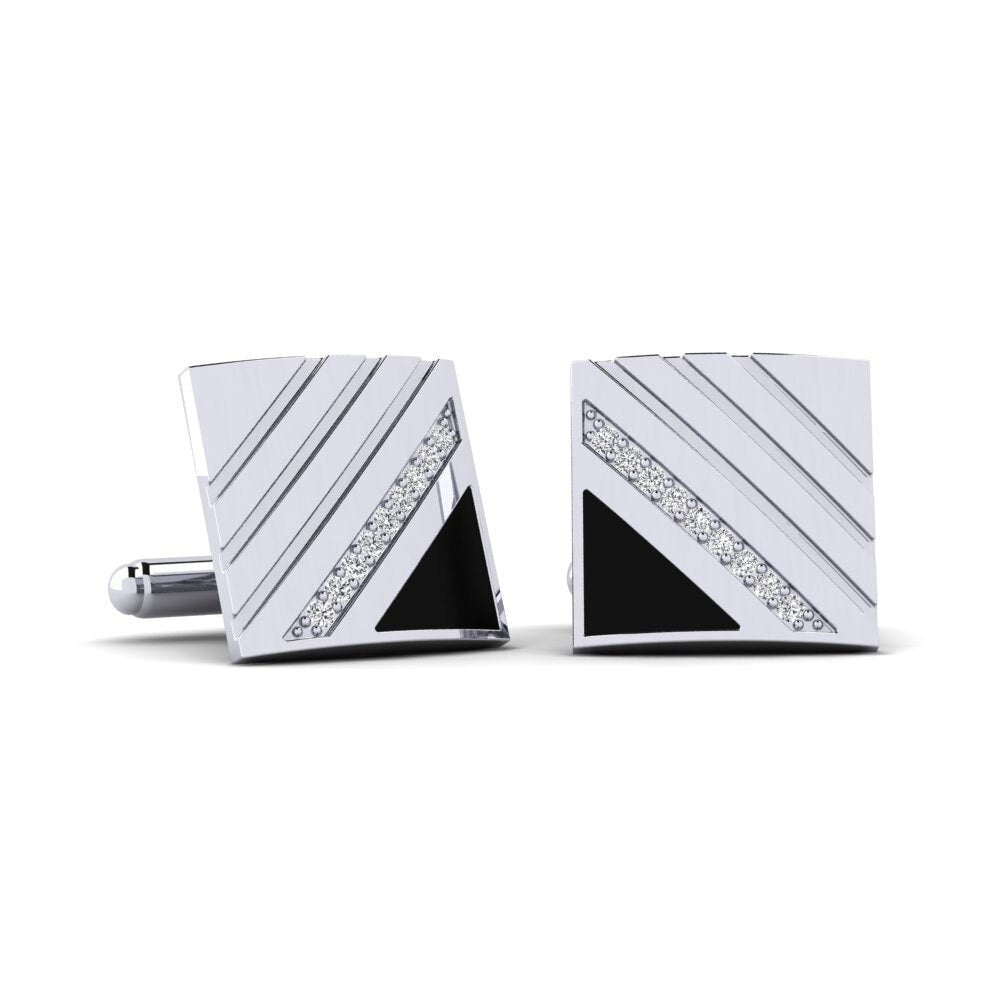 Diagonal Duet Cufflinks