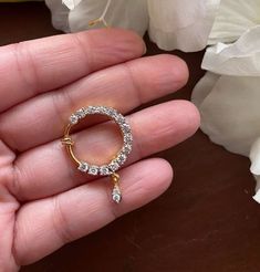 Dewfall Circlet Nose Pin