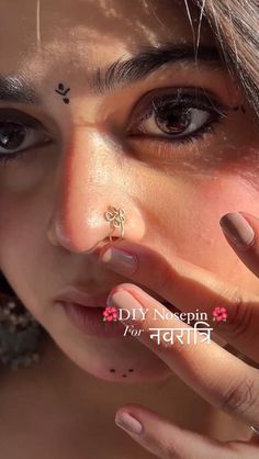 Temple Lace Nose Pin