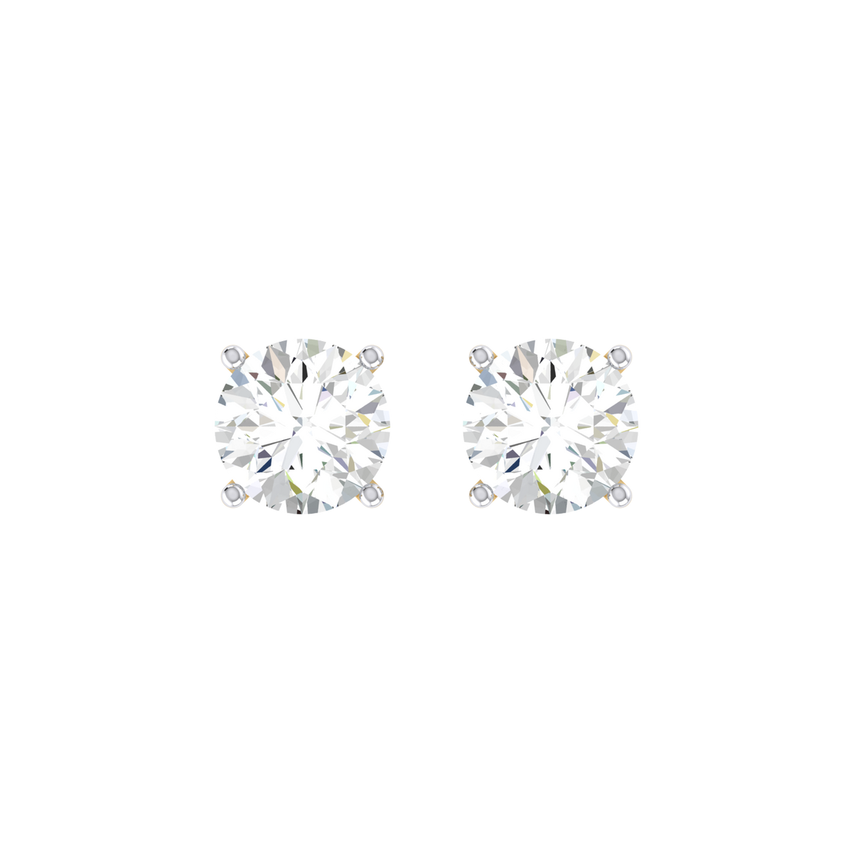 Illuminated Grace 0.5cts  Yellow Gold Diamond Earrings [yg]