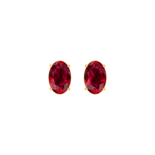 Radiant Pulse 1cts  Yellow Gold Diamond Earrings [yg]