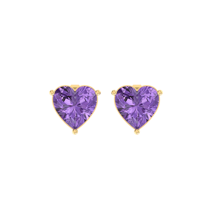  Yellow Gold Diamond EarringsHeartlight 0.8cts [yg]