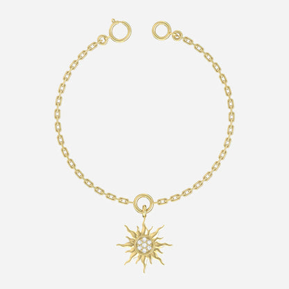 Sunspell Charm Yellow Gold Customised Diamond Charm  [yg]