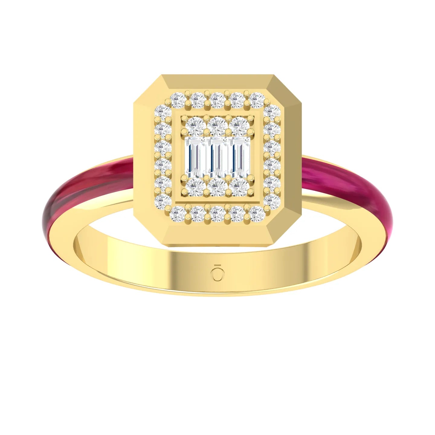 Yellow Gold Lab Grown Diamond - Scarlet Prism