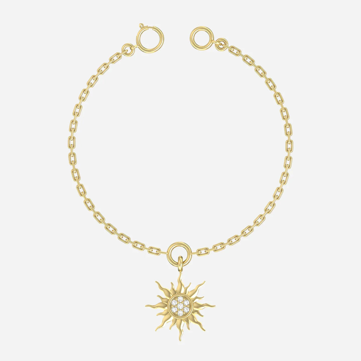 Sunspell Charm Yellow Gold Customised Diamond Charm  [yg]