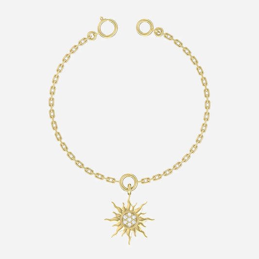 Sunspell Charm Yellow Gold Customised Diamond Charm  [yg]