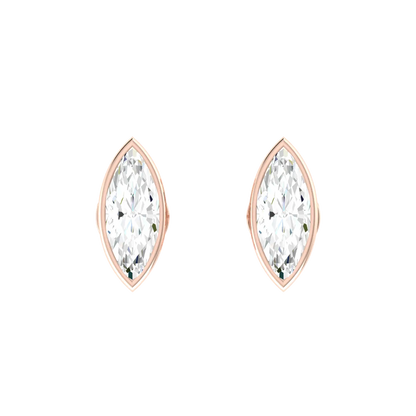  Rose Gold Diamond Earrings Solaris Echo 0.3cts [rg]
