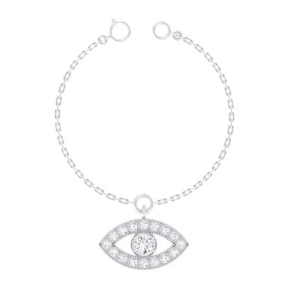 Eternal Eye White Gold Diamond Charm [wg]