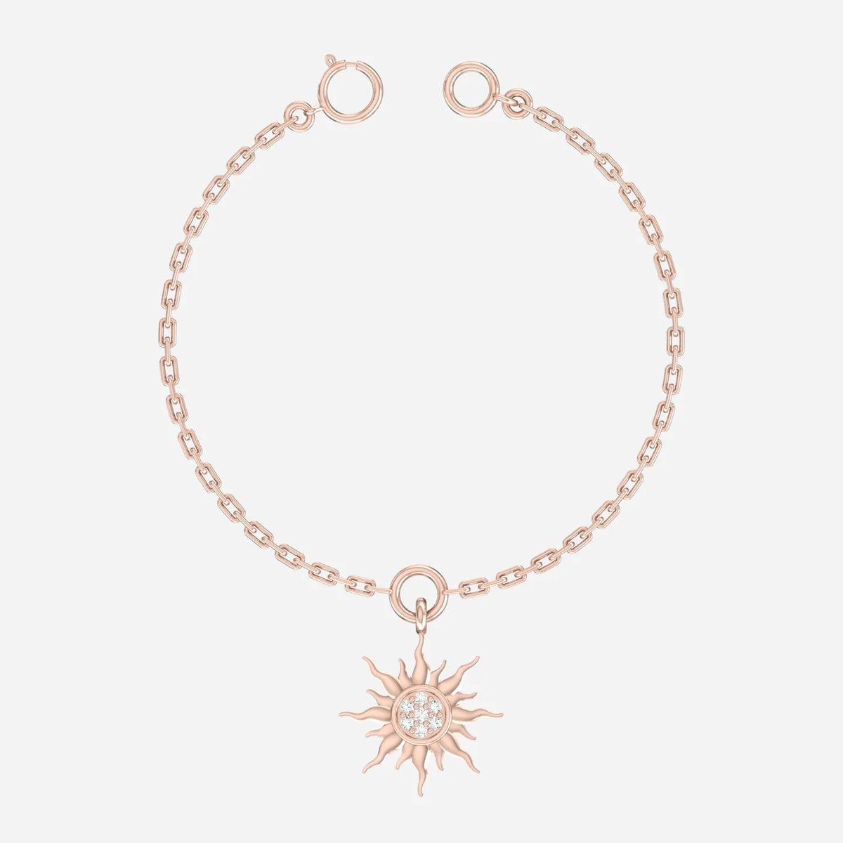 Sunspell Charm Rose Gold Customised Diamond Charm [rg]