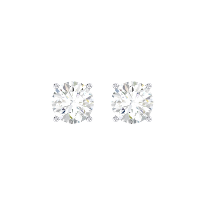 Illuminated Grace 0.3cts  White Gold Diamond Earrings [wg]