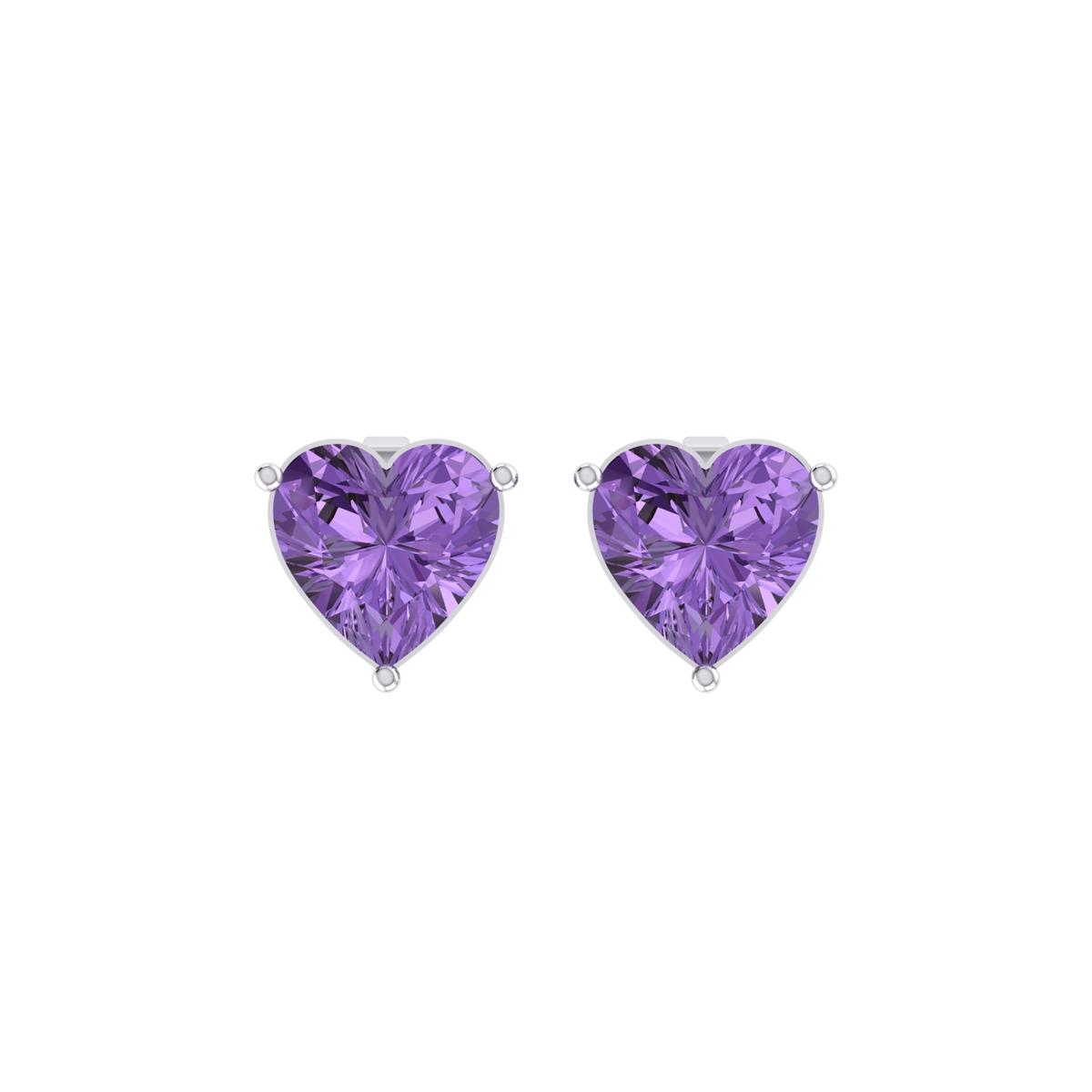 Heartlight 0.8cts White Gold Diamond Earrings [wg]