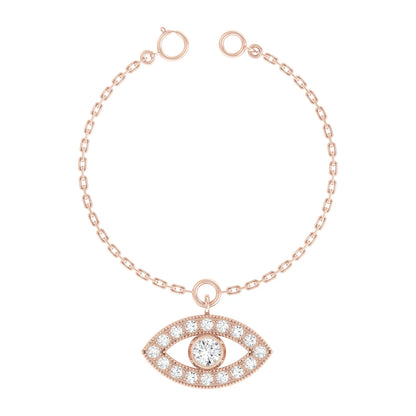 Eternal Eye Rose Gold Diamond Charm [rg]