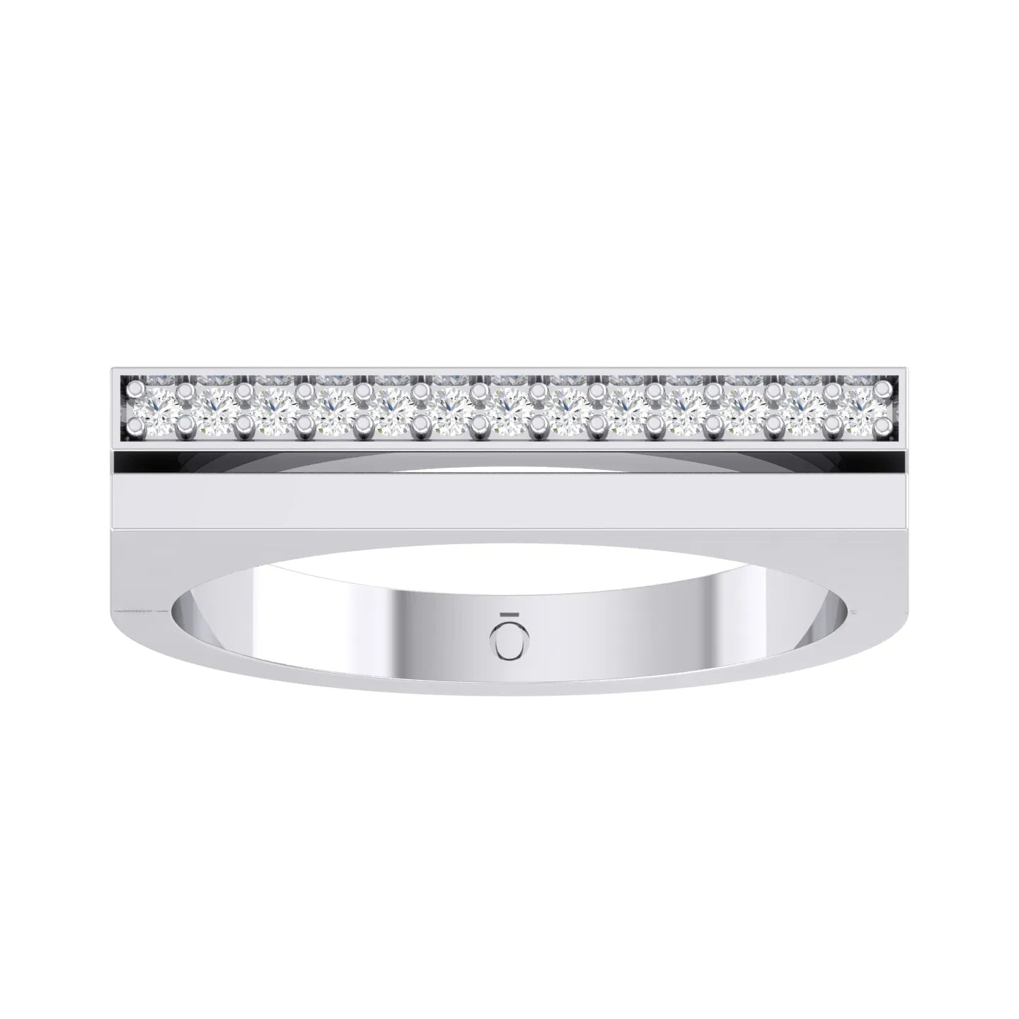 Pure Spark White Gold Diamond Ring [wg]