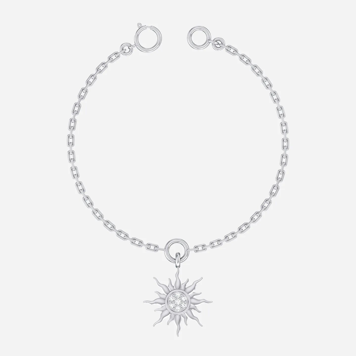 Sunspell Charm White Gold Customised Diamond Charm  [wg]