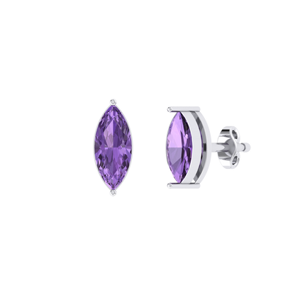 White Gold Diamond Earrings - Gemstream 1cts [wg]