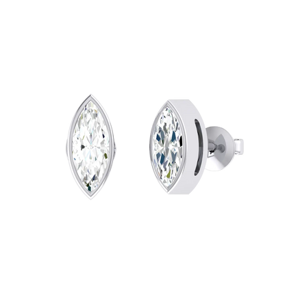 White Gold Diamond Earrings - Solaris Echo 0.3cts [wg]