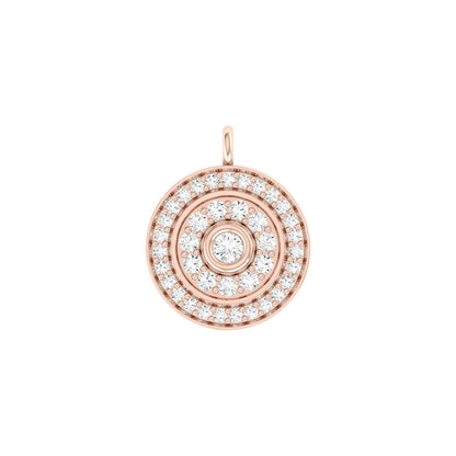 Rose Gold Diamond Charm - Glimmer Loop  [rg]