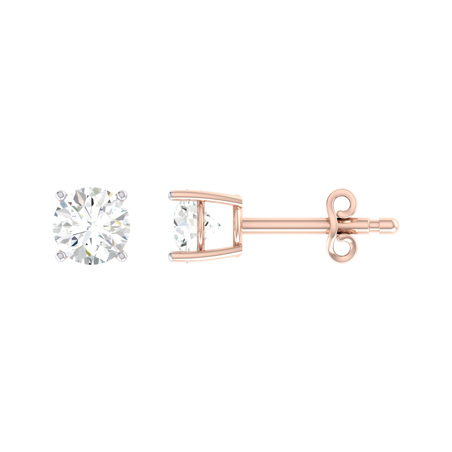 Illuminated Grace 1cts Diamond Earrings