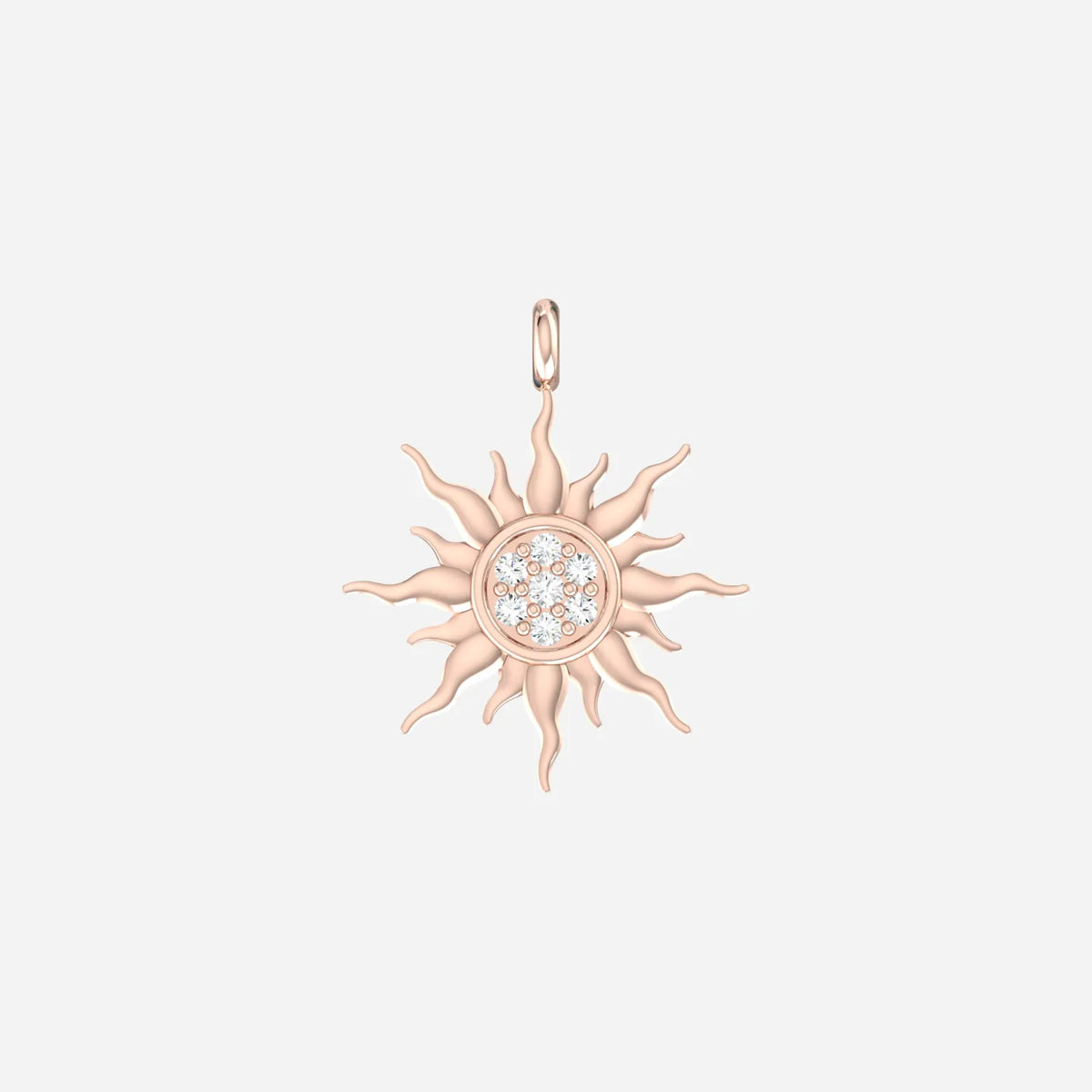 Rose Gold Customised Diamond Charm - Sunspell Charm  [rg]