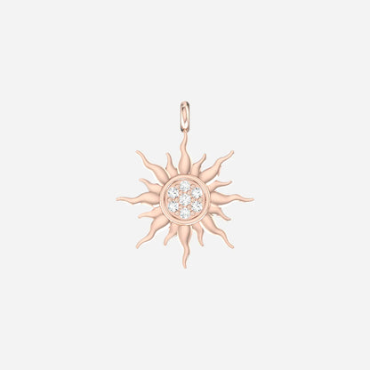 Rose Gold Customised Diamond Charm - Sunspell Charm  [rg]