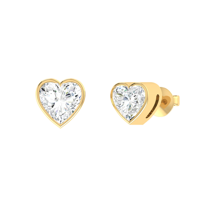 Yellow Gold Diamond Earrings - Luminous Love 0.5cts [yg]
